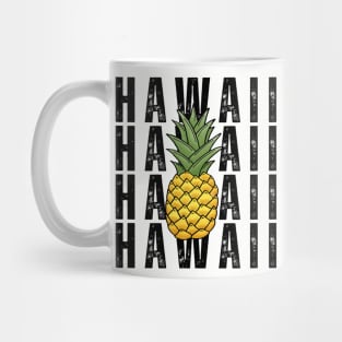 Hawaii Pineapple Vacation Mug